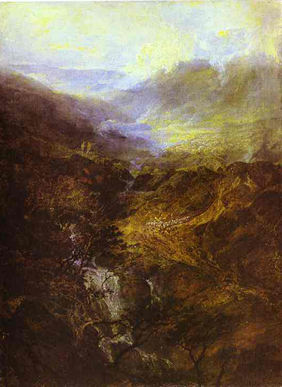 Morning Amongst the Coniston Fells Cumberland William Turner